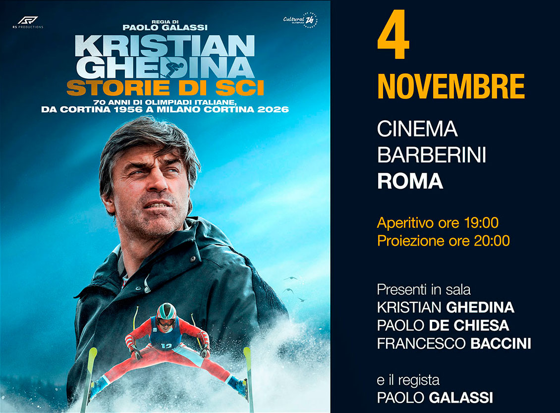 Kristian Ghedina: storie di sci debutta al cinema il 4 novembre
